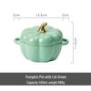 ZISIZ Ceramic Pumpkin Bowl with Lid