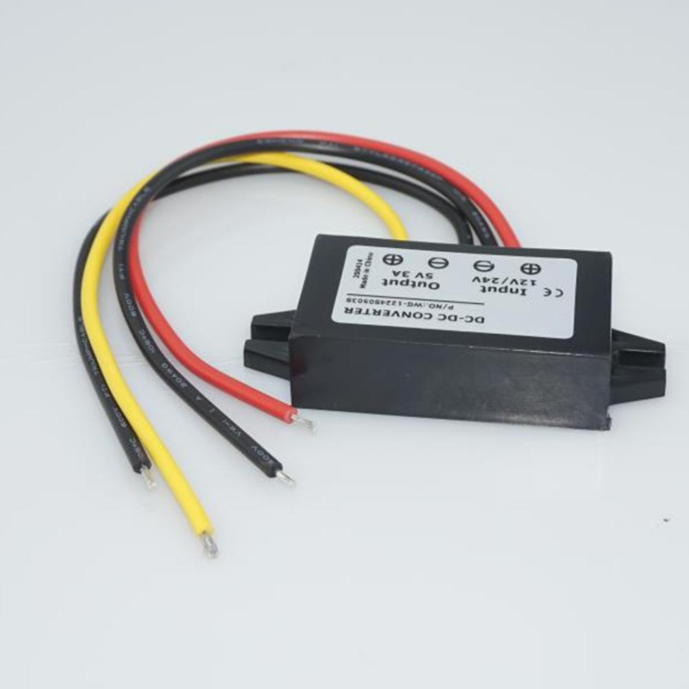 Stabilisateur 12V vers 5V 3A 15W Protection contre les surintensités