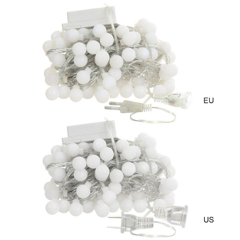 

33ft/10m 100 LED Bulb Globe String Lights Fairy Lighting Lamp Party Decorative