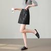TERRE BLEUE Women's Sequin A-Line Mini Skirt