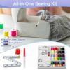 Sewing Threads Presser Foot Bobbins Kit for Hand & Machine Sewing DIY Embroidery