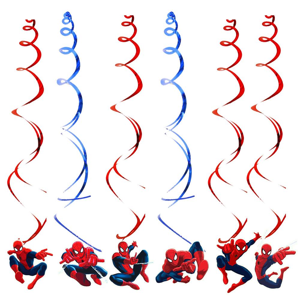 Spider-Man Birthday Party Supplies Disposable Tableware Paper Plate Paper Cup Paper Tissue Boy Decoration Cartoon Eco-Friendly Material