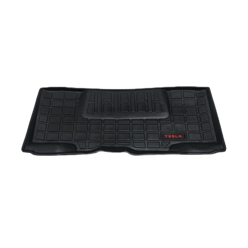 Odorless TPE 3D Car Floor Mats for Tesla Model X 7-Seater (Manual) - Basin Shaped Foot Pads