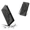 For Samsung Galaxy S25 Edge Case Card Slots Geometry Imprint Leather Phone Cover