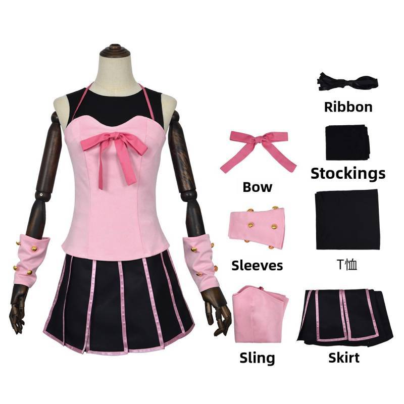 

Jojos Bizarre Adventure Lucy Steel Cosplay Dress With Polyester Fabric For Anime Role Play Fans XXL