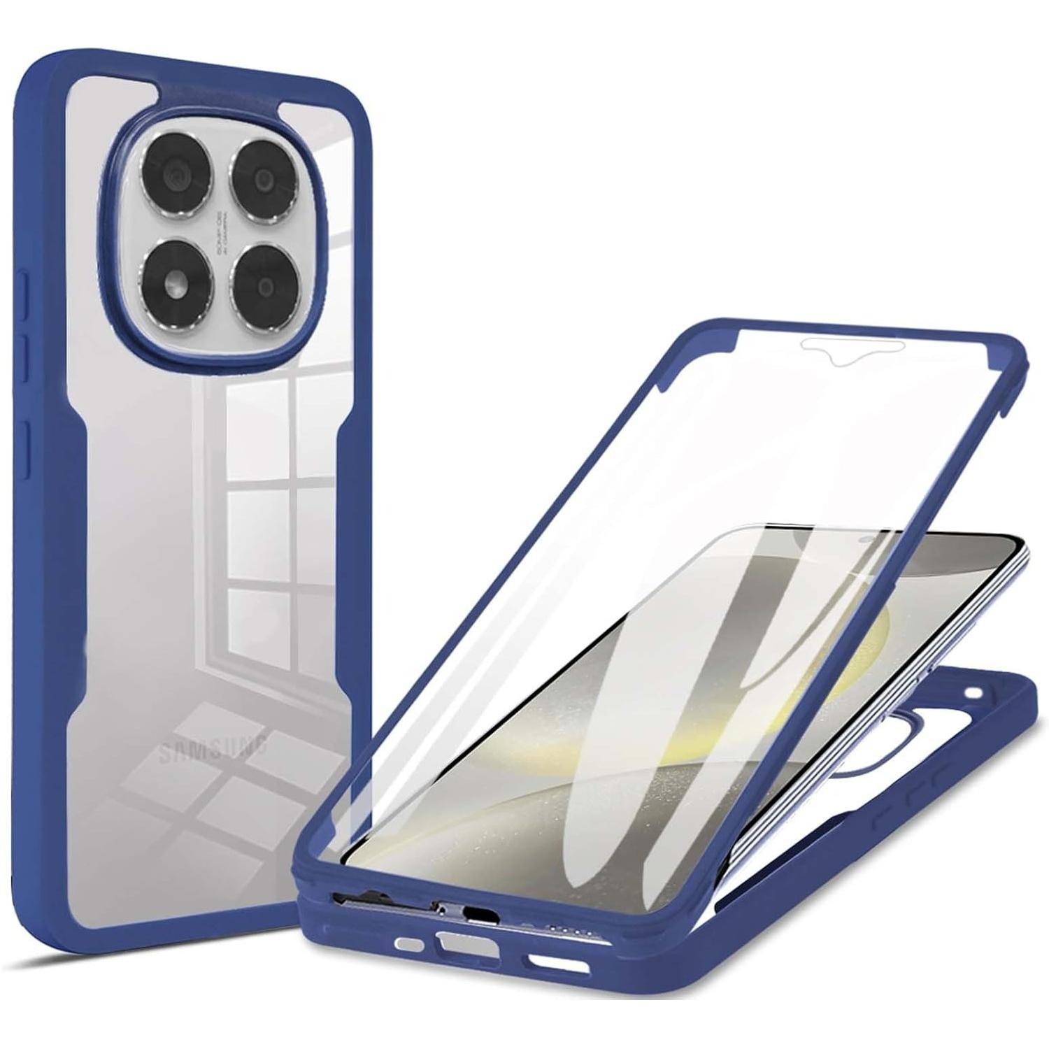 

Full Body Protection Shockproof Case for Xiaomi Redmi Note 15 Pro+ Plus 14 Pro 5G Protective Cover Clear Fundas Coque Capa Redmi Note15 ProPlus синій