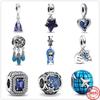 New Original Pendant Bead Bracelet 925 Silver Dreamcatcher Star Airplane Charm DIY Women Jewelry