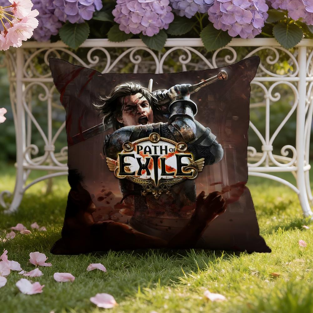 GamePath of Exile Cushion Cover Home & Car Dual-Scene Pillow Cover: Reversible for Premium Comfort