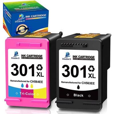 301 XL Remanufactured Ink Cartridges Replacement for HP 301 301XL for Deskjet 1010 1050 1510 1512 2050 2050A 2510 2540~[407]