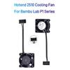 3D-Druckerteile 2510 Lüfter für Bambu Lab X1 P1 Hotend mit Kabel Schnelle Kühlerlüfter für Bambu X1C P1S P1P Serie