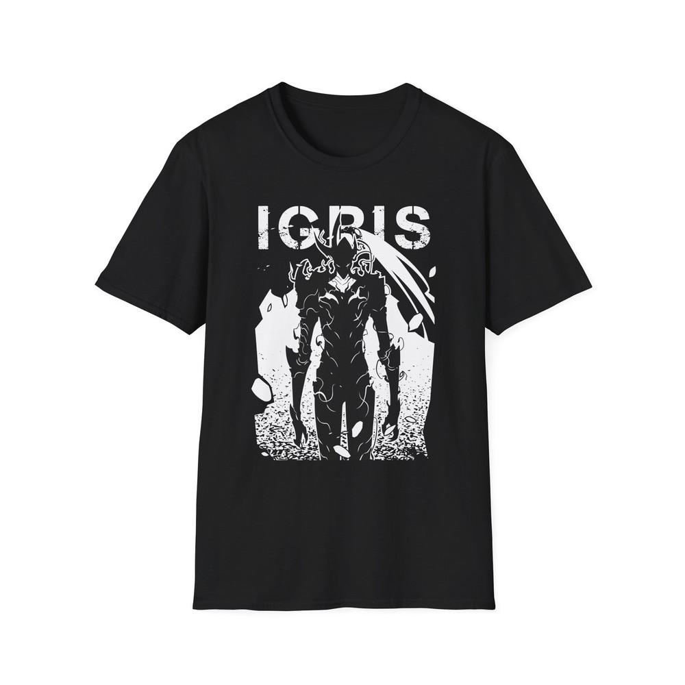 Igris Dark Warrior Tshirt Video Game Character Tee