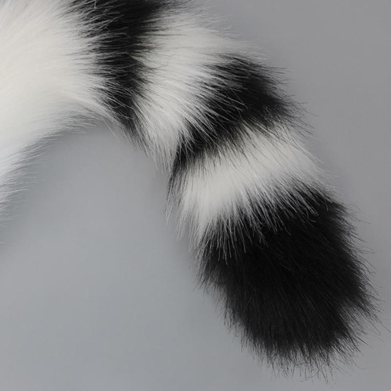 Cute Anime Beast Tail Cat Ear Headband Paw Gloves Set Lovely-Fox Tail Themed Party Costume Cosplay Props for Festivals
