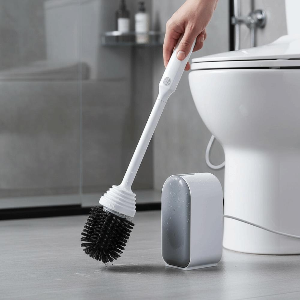 Smart Intelligent Toilet Brush Electric Smart Toilet Brush Toilet Brush With Base  Bathroom