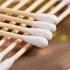 100/500/1000/2000 stuks Katoenen Swab Dubbele Kop Voor Vrouwen Make-up Katoenstaafjes Punt Houten Stokjes Neus Oren Schoonmaken Gezondheidszorg Gereedschap