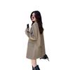 Women's Oversized Khaki Casual Blazer - Korean Style, Loose Fit, High-End Niche Fashion