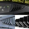 For Tesla Model 3 2017-2024 Rear Side Window Louvers Air Vent Scoop Louver Window Scoop Louver Cover ABS Sun Rain Shade Vent Sport Style Exterior