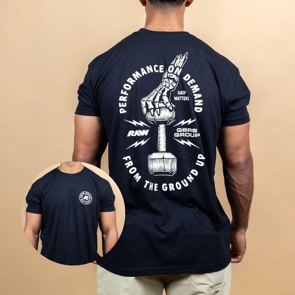 

2025 Summe Men Tshirts New Chris RAW X GBRS Cobranded All-cotton Wash Loose Sports American Loose Short Sleeve T-shirt Slim Fit 4XL