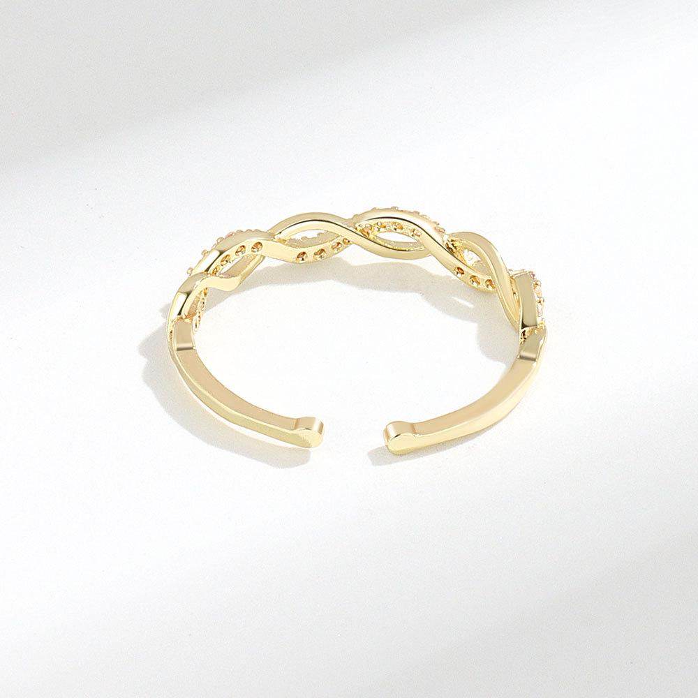 Lindon Clasic din aliaj de cupru Inel cu zircon Bijuterii pentru dama Cadou de petrecere de promisiune de nuntă