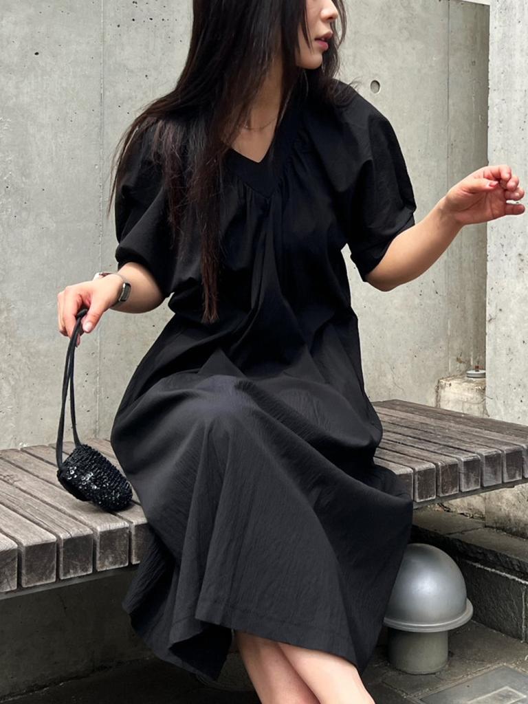 MER MER (4 Colors) Mer Dress_Black/Pink/Navy/Sky Blue