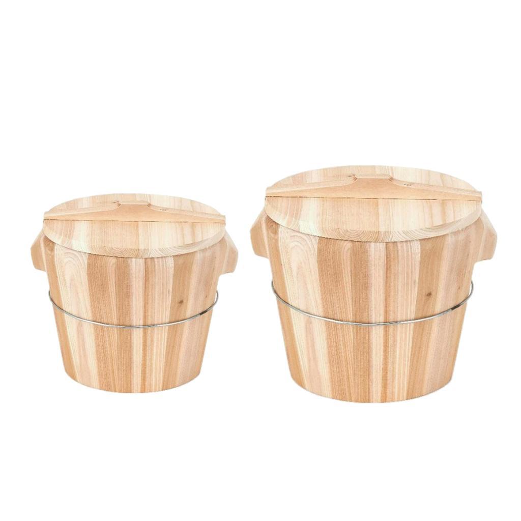 Wooden Rice Steamer Storage Container for Dumpling Restaurant Household