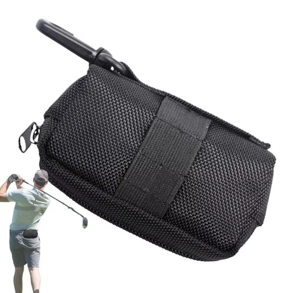 Oxford Cloth Golf Ball Pouch Storage Pocket Golf Ball Holder Golf Small Waist Bag  Men and Women