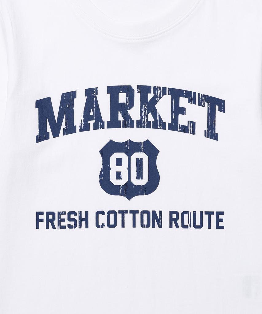 Kimseupeulesikoteunmakes Market College T-Shirt White
