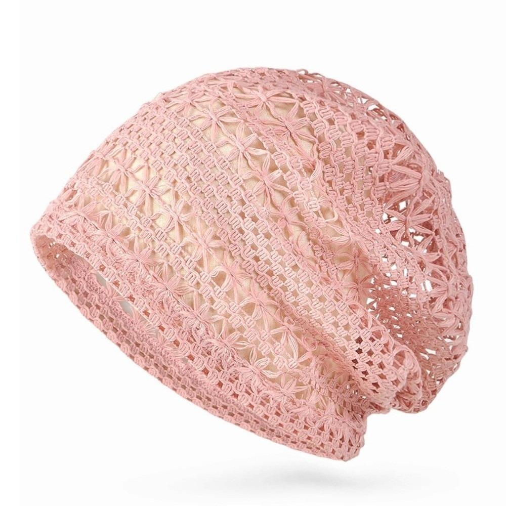 

Soft Breathable Hollowed Hat Elastic Fit Crochet Hat Fashion Openwork Knit Hat Outdoor