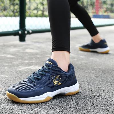 Slow Shock Rebound Badminton Shoes Students Lightweight Breathable Table Tennis Shoes Comfortable Non-slip Tennis Shoes