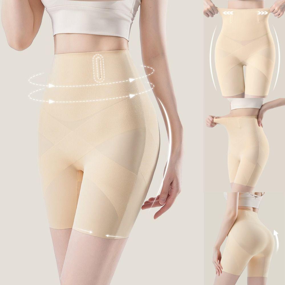 High Waist Butt Lift Shaper Thin Tummy Control Briefs Casual Slimming Seamless Panties  Women