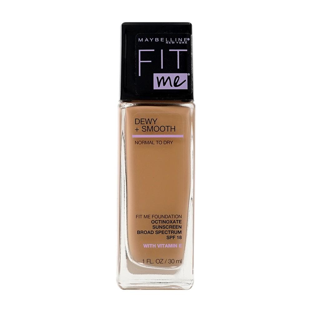 Fit Me Dewy + Smooth Foundation 120 Classic Ivory Sunscreen SPF 18, 1 fl oz