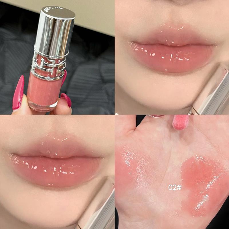 

Прозрачный увлажняющий блеск для губ, увлажняющий, для сухих губ, зеркальная помада, макияж, кристальное масло для губ, зеркальная глазурь для губ, тинтованный плампер 5g