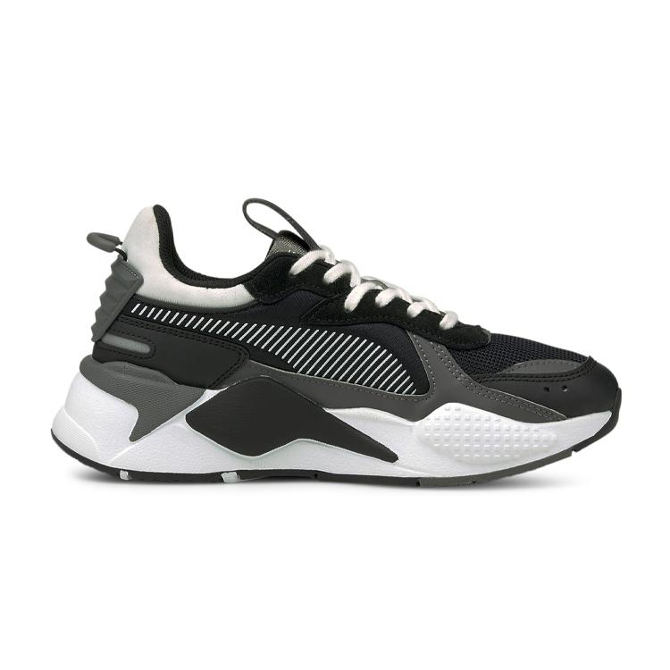 PUMA RS X Mix White Tigerlily Athletic Shoes Kids Lifestyle Shoes Black Teenagers 380779-03