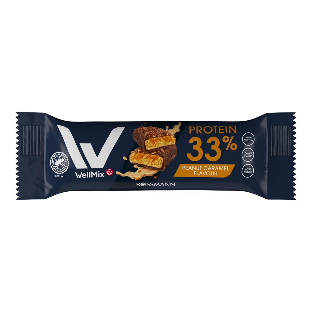 Rothmans Wellmix 33% Protein Bar Peanut Caramel 45G