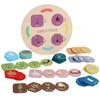 Child Wooden Educational Animal Plant Life Cycle Puzzle For Learning Early