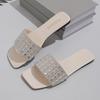Fashion Summer New Fashion Casual Versatile Flat Slippers Beach Low Heel Trendy Women Sandals Fashion Women Shoes Slides Women