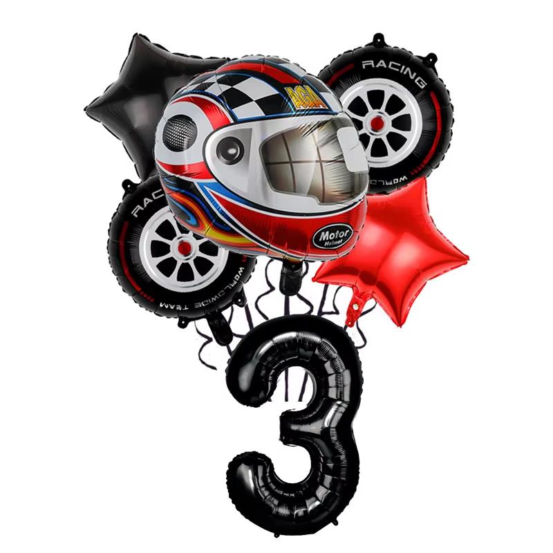Motorcycle Birthday Party Decoration Motocross Race Tableware Cup Plate Balloon Tablecloth For Kids Boys Party Favors Gift