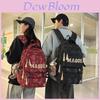 Mochila Casual de Viagem em Nylon com Estampa de Urso, Design Anticarga e Compartimento para Laptop
