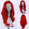 AIMEYA Silver Grey Lace Wig Heat Resistant Synthetic Lace Front Wig Long Natural Wave Mix Blonde Lace Wigs Daily Use Cosplay