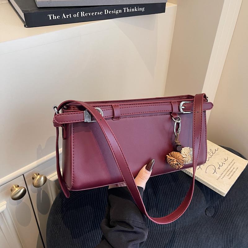 

New Fashionable Ladies Underarm Bag Longhand Bag Single Shoulder Business Bag Square Bag for Women