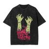 Brings Me The Horizons T-shirt Lavé Streetwear Hip Hop Vintage T-shirts Hommes Femmes Coton Oversize Été