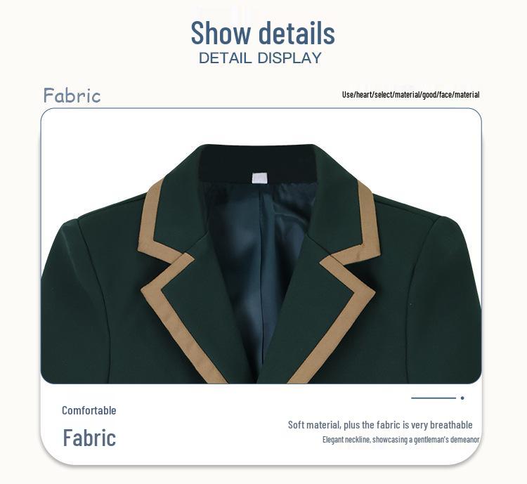 British Style Autumn/Winter School Uniform Set for Boys and Girls