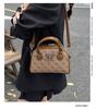 Women's 2025 Cross-border Printed Bowling Bag: European & American Style Versatile Crossbody Handbag