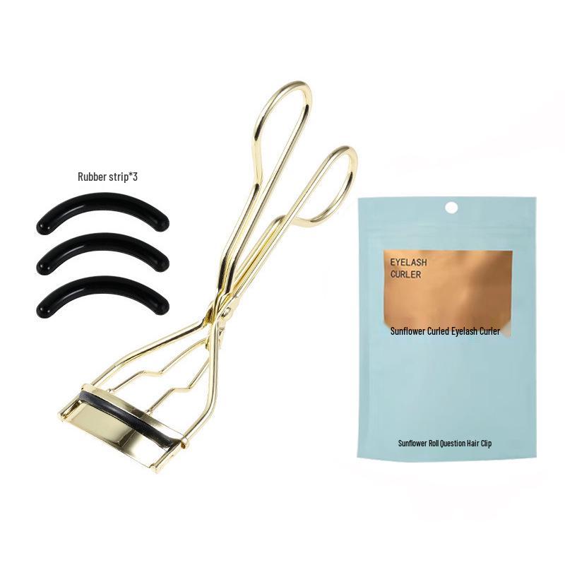 Stainless Steel Wide-Angle Eyelash Curler for Natural Curl - Beginner's Portable Hot Seller