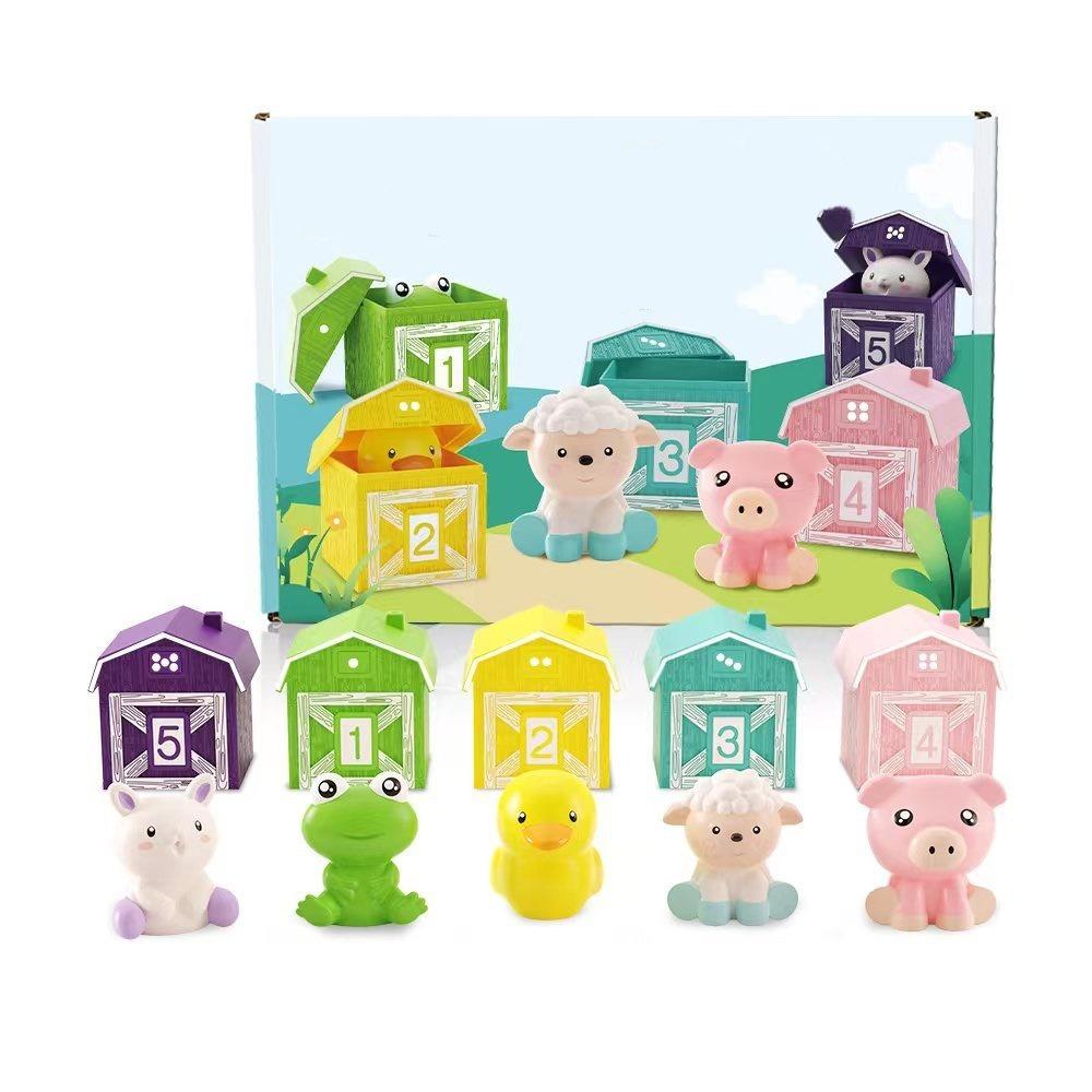 Interactive Animal Matching House Color Sorting Toddler Learning Toys  Kids Toy