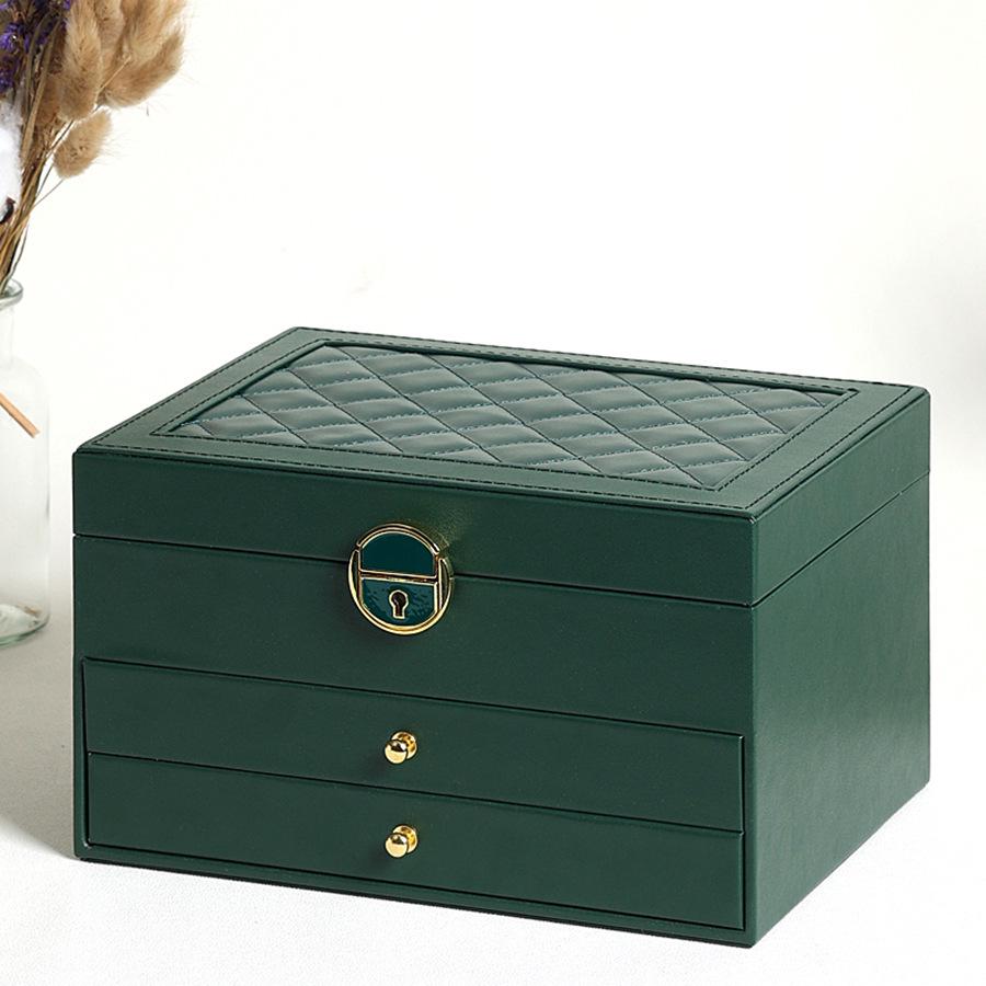 

Tanyun Zhiyuan двухслойная высококачественная шкатулка для хранения ювелирных изделий из искусственной кожи