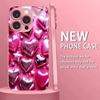 New Lovely Female Exquisite Protective Case Phone Case Metallic Paint Glass PhoneCase for iPhone 17 16 15 14 13pm Pro Plus Madam
