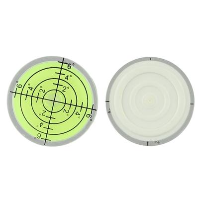 20°-30° Poziomica bąbelkowa 2 szt. 32*7mm/1.26*0.28in Fluorescencyjna Żółto-zielona