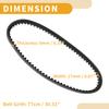 Motoforti Drive Belt No.2760140B01/59011S003 Motorcycle V-Belt for Suzuki LT80 for Quadsport 1987-2006