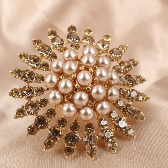 Exquisite Multi-Layer 3D Ethnic Style Floral Ring - Large Retro Design