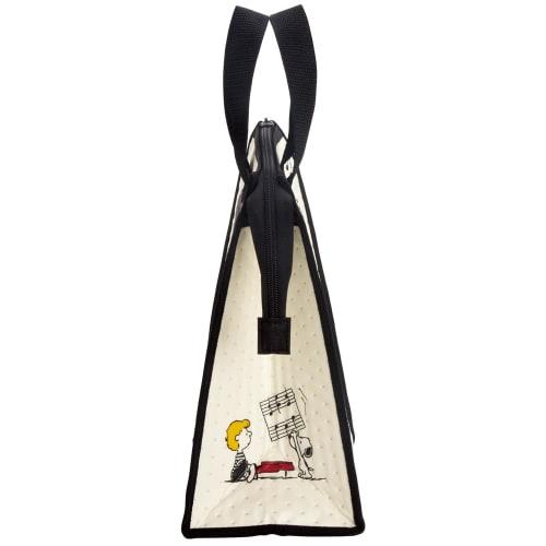 Skater Skater Lunch Bag Non-woven Cool Bag Snoopy Orchestra FBC1-A